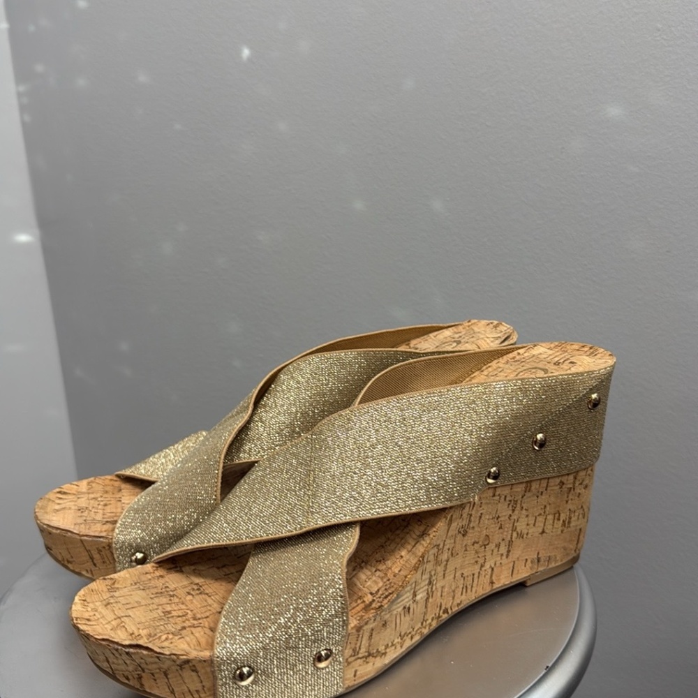 Gold Sandals - Picture 2 of 2